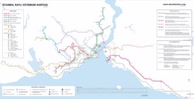 Istanbul transport map