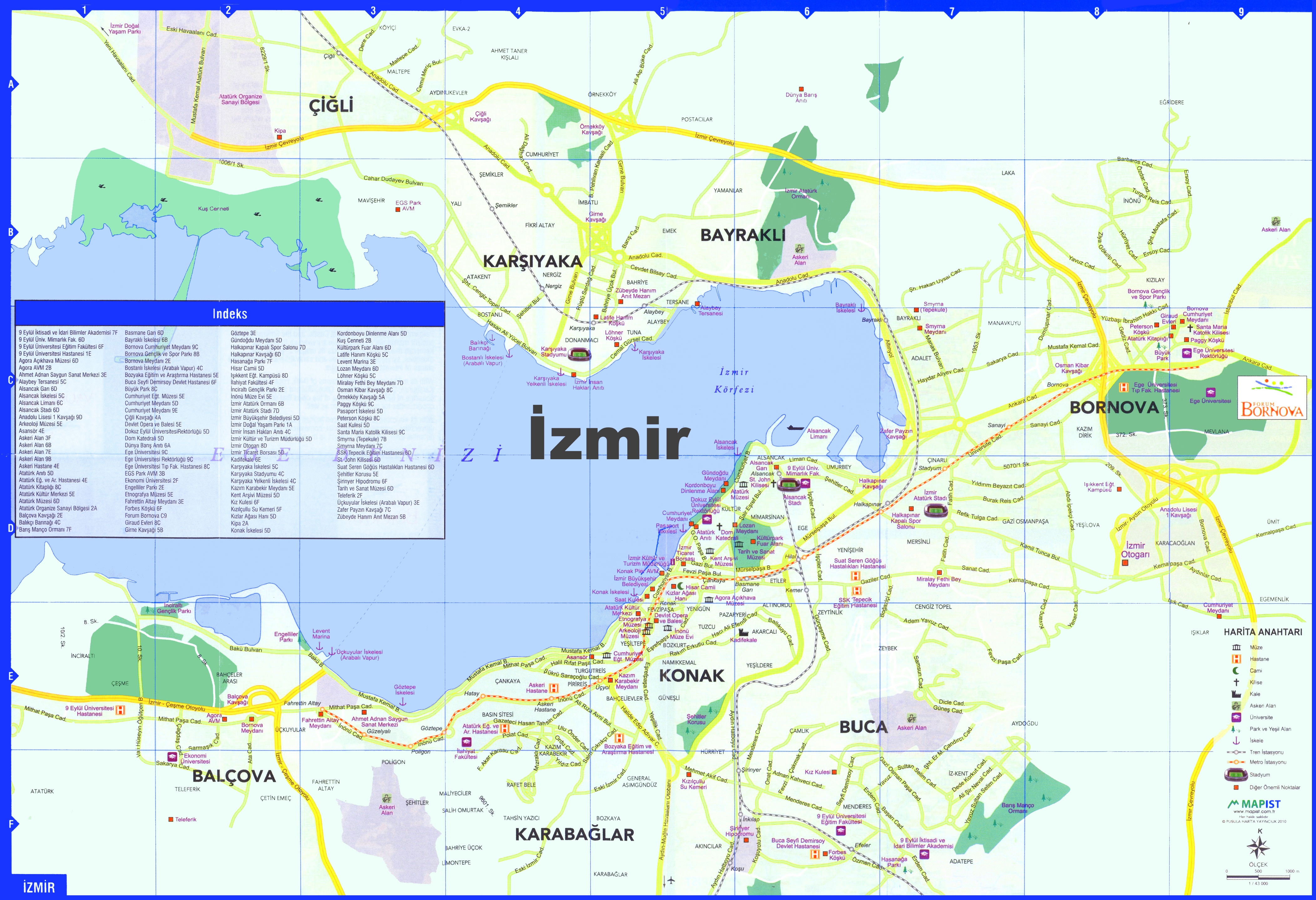 Maps of Turkey. 
