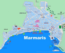 Marmaris tourist map
