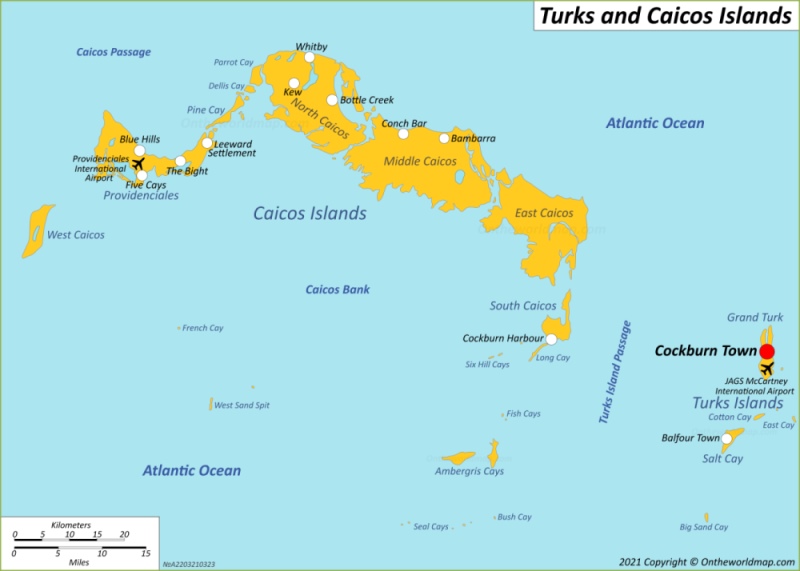 Map Of Turks And Caicos Max 