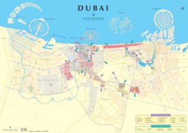Dubai city map