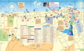 Dubai hotel map