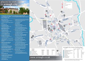 Armagh sightseeing map