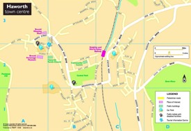 Haworth tourist map