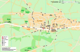 Thornton tourist map