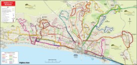 Brighton bus map