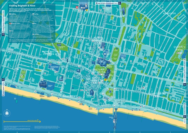 Brighton Sightseeing Map Max 
