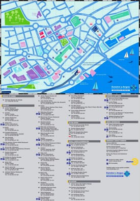Dundee tourist map