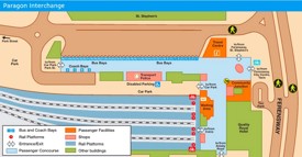 Hull Paragon Interchange map