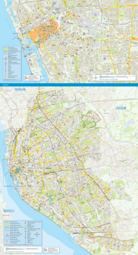 Liverpool cycle map