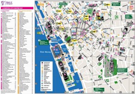 Liverpool hotel map