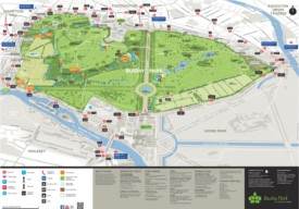 Bushy Park map