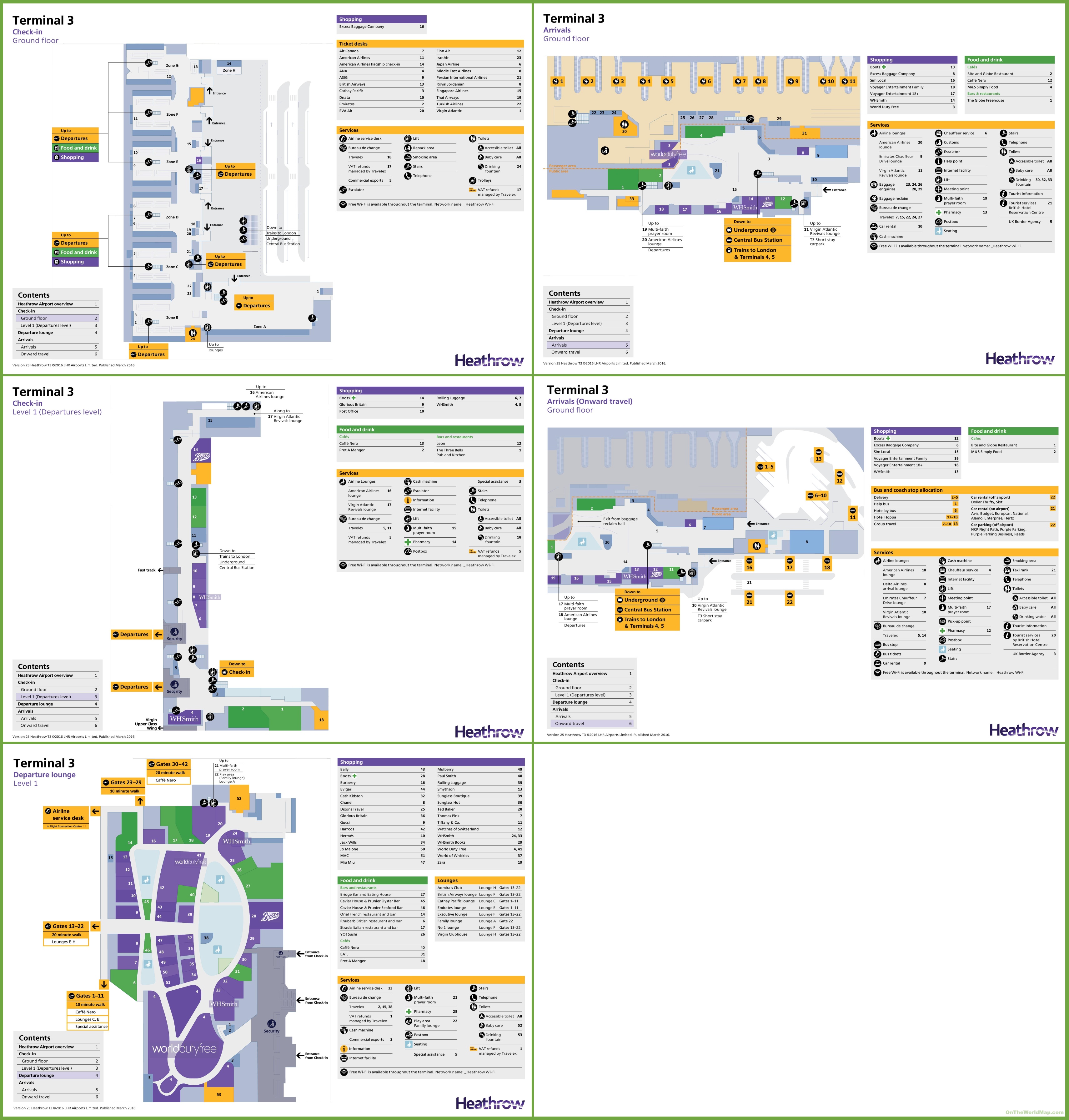 London Heathrow Airport Terminal Maps QKZIZV