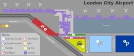 London city airport map