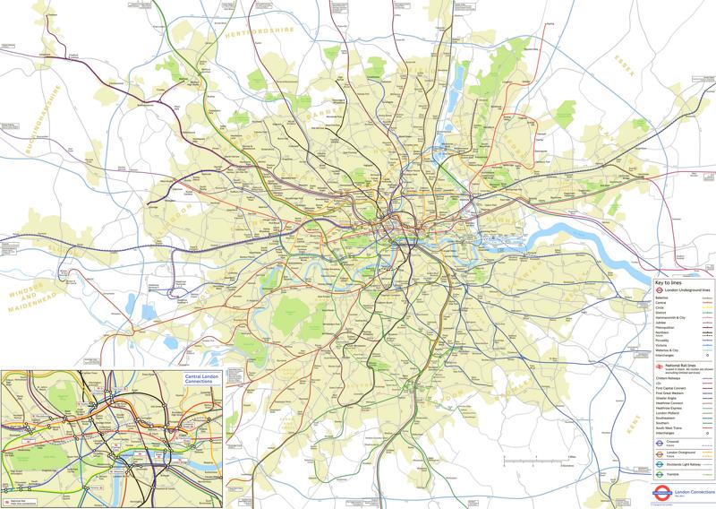 London Connections Map