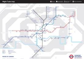 London tube night map