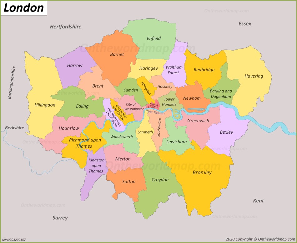 London Maps | UK | Maps of London