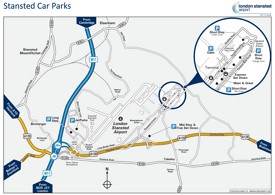 Stansted car parking space map