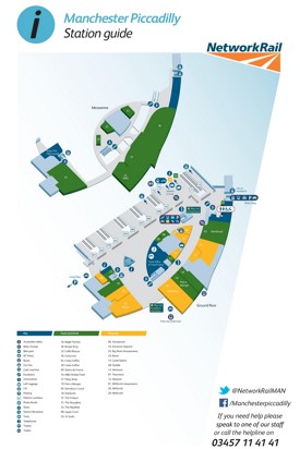 Manchester Piccadilly station map