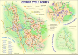 Oxford cycle map