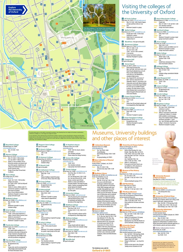 Oxford University Map Ontheworldmap