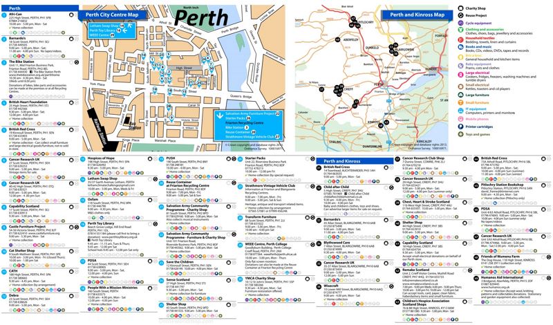 Perth Shopping Map