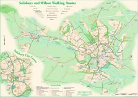 Salisbury Walking Map