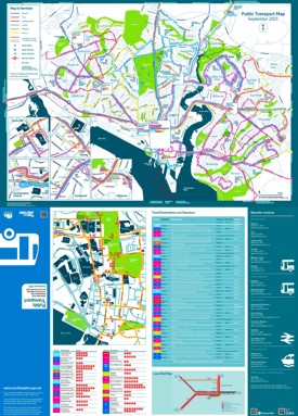 Southampton transport map
