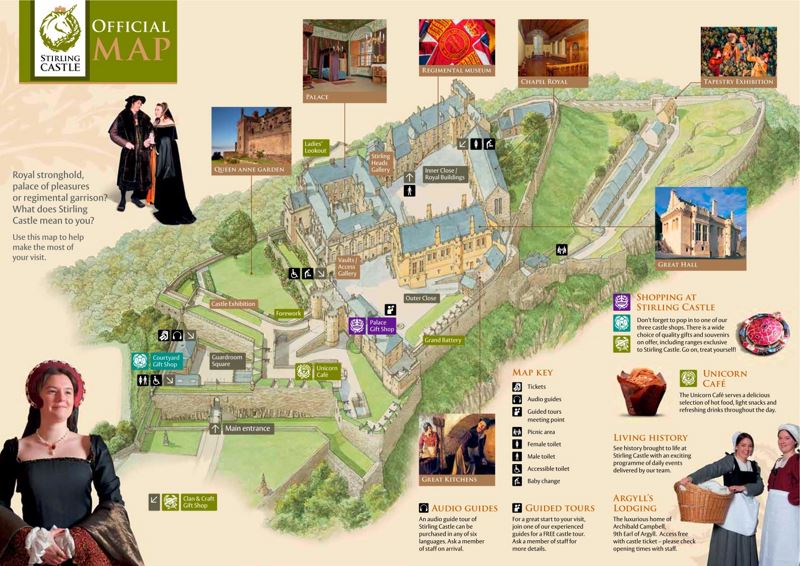 Stirling Castle Map