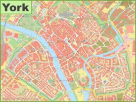 York city centre map