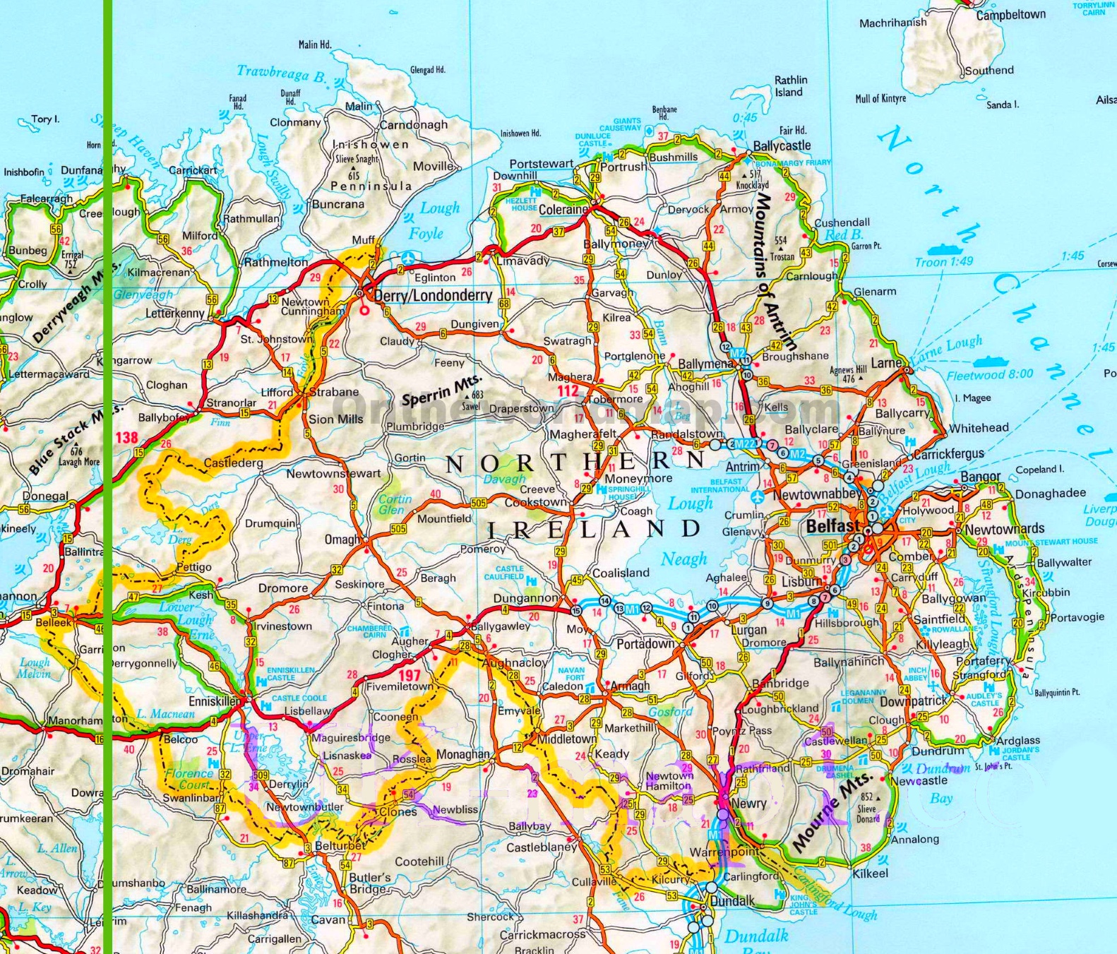 Street Maps Of Northern Ireland YOFU Street Maps Of Northern Ireland YOFU