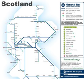 Scotland rail map
