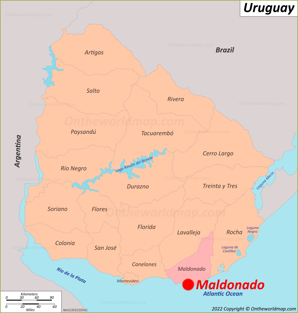 Maldonado Localización Mapa
