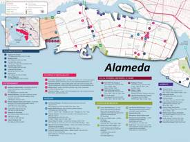 Alameda Tourist Map