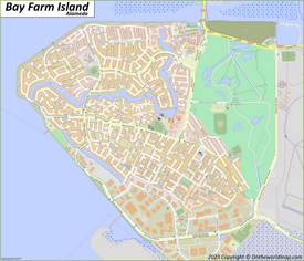 Bay Farm Island Map
