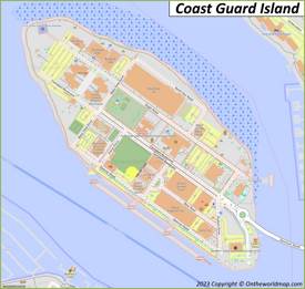 Coast Guard Island Map