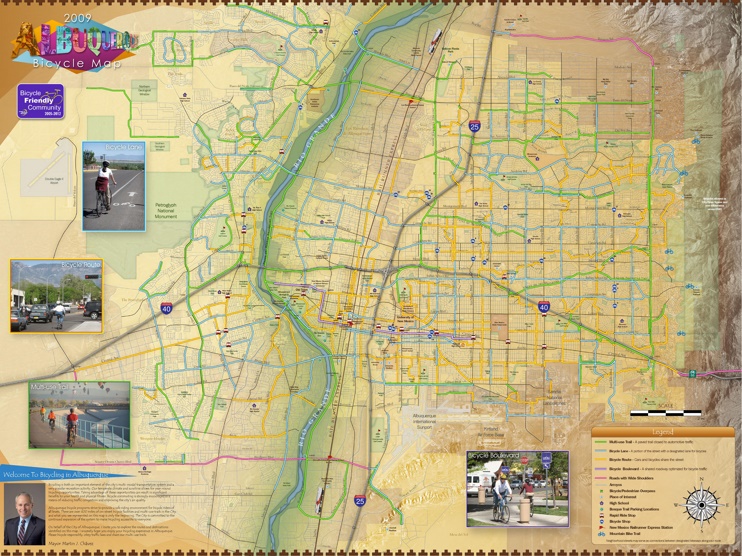 Albuquerque bike map
