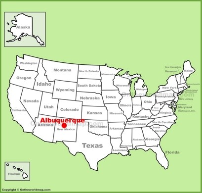 Albuquerque Location Map