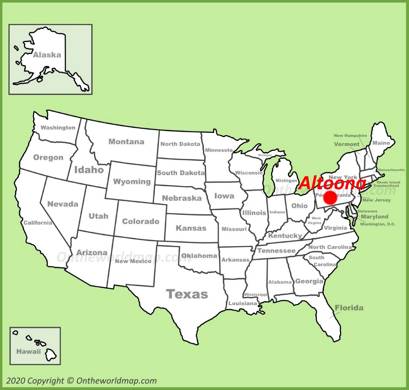Altoona Location Map