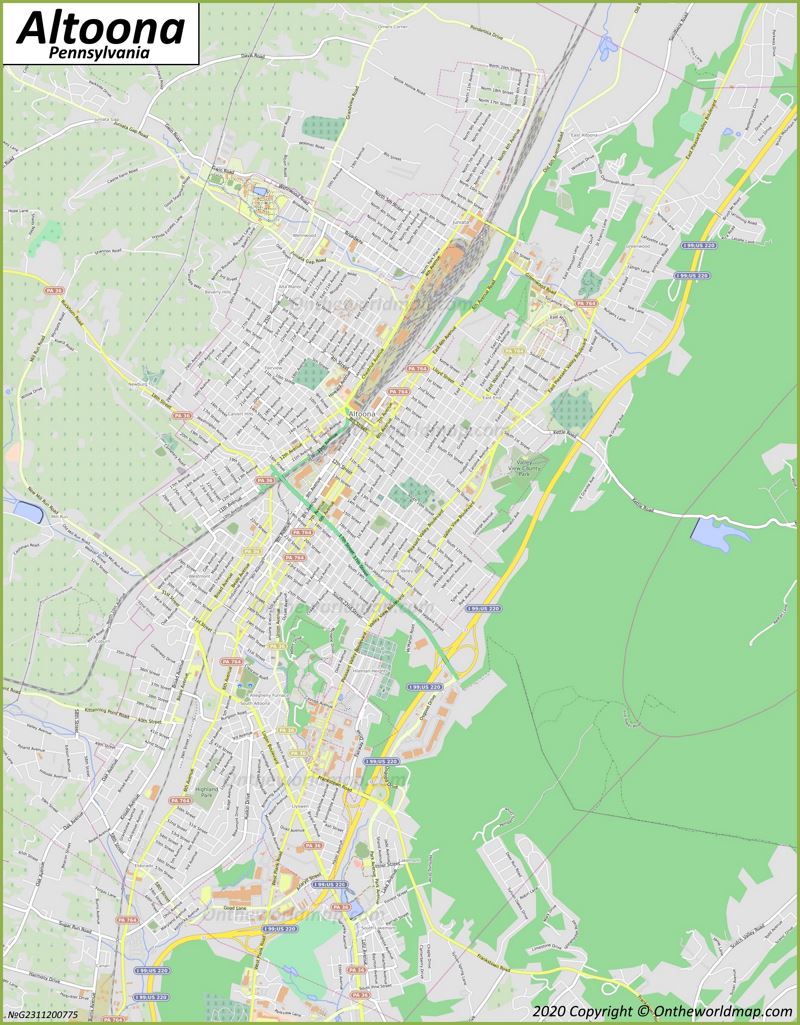 Map of Altoona