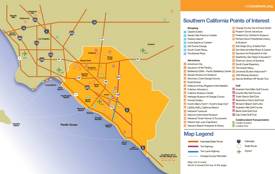 Orange County Tourist Attractions Map