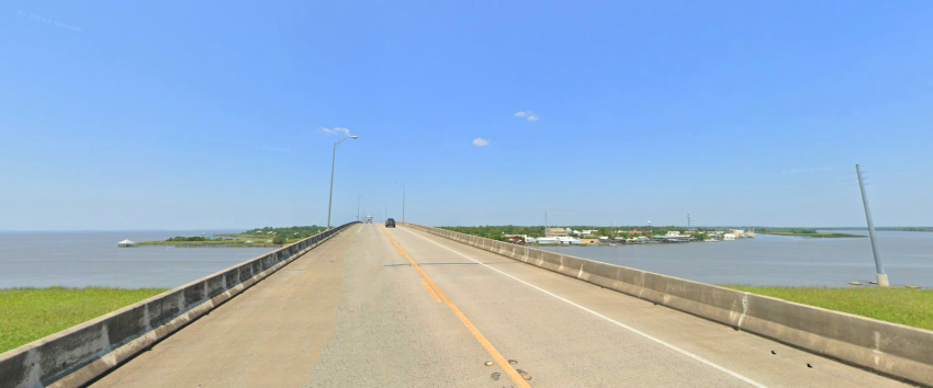 View of Apalachicola from the Apalachicola River Bridge