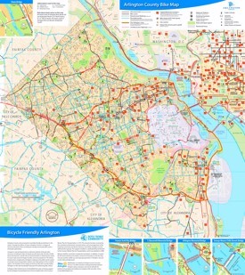 Arlington bike map