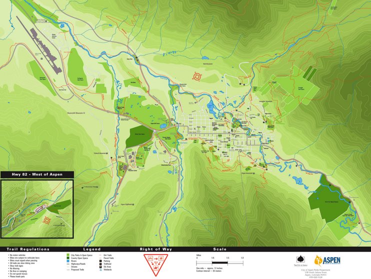 Aspen trail map