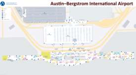 Austina-Bergstrom International Airport Map