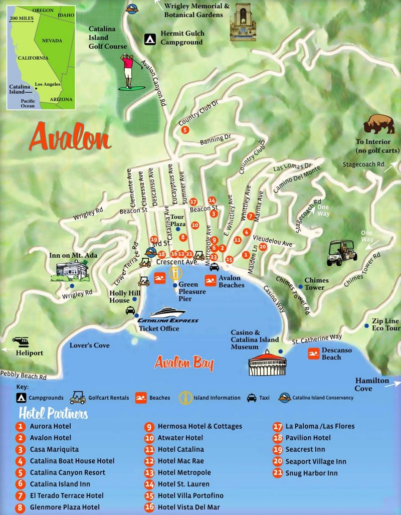 Avalon Ca Hotel Map Max 