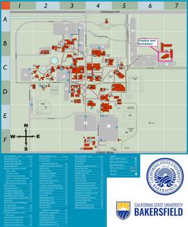 CSU Bakersfield Campus Map