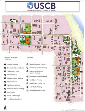 University of South Carolina Beaufort Campus Map