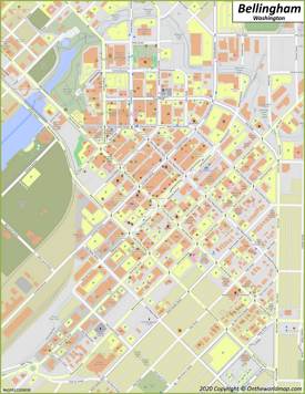 Downtown Bellingham Map