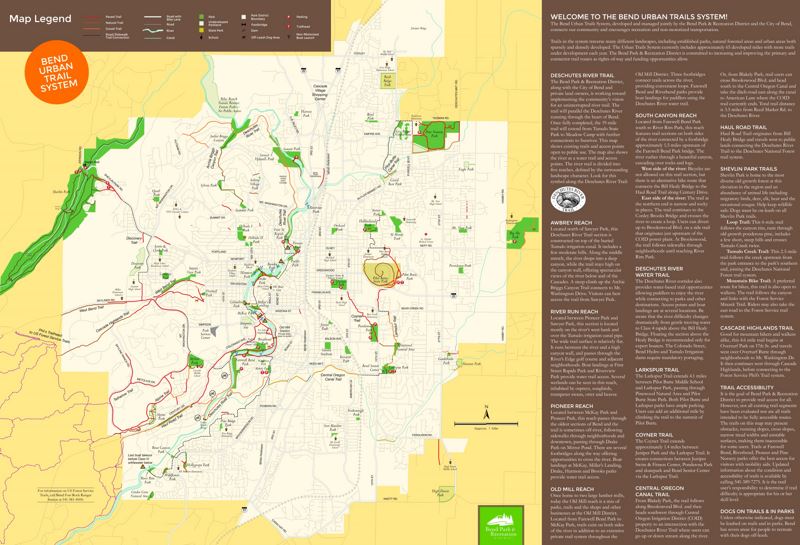Bend Trails Map